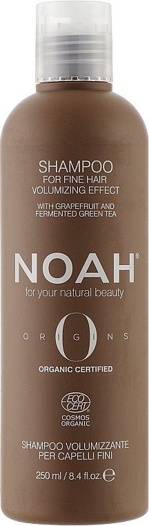 Shampoo für mehr Volumen mit Grapefruitextrakt und fermentiertem Grüntee - Noah Origins Volumizing Shampoo For Fine Hair — Bild N1