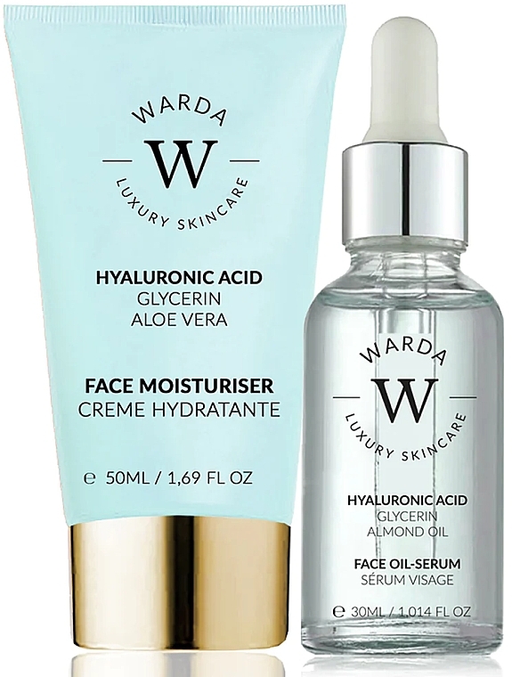 Set - Warda Skin Hydration Boost Hyaluronic Acid (f/cr/50ml + oil/serum/30ml) — Bild N1