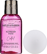 GESCHENK! Körperpflegeset - Baylis & Harding Raspberry Rose (Duschgel 100ml + Badebombe 1 St.) — Bild N1