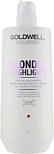 Anti-Gelbstich Shampoo für blondes und gesträhntes Haar - Goldwell Dualsenses Blondes & Highlights Anti-Yellow Shampoo — Foto N3