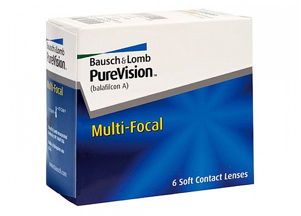 Kontaktlinsen Krümmungsradius 8.6 mm Low 6 St. - Bausch & Lomb PureVision Multi-Focal — Bild N1