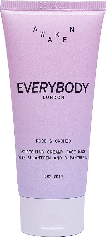 Pflegende Creme-Gesichtsmaske Rose und Orchidee - EveryBody Awaken Nourishing Creamy Face Mask Rose & Orchid — Bild N1