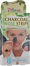Nasenporenstreifen gegen Mitesser mit Aktivkohle - 7th Heaven Charcoal Nose Strips — Bild N3