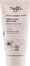 Düfte, Parfümerie und Kosmetik Mattierende Gesichtscreme mit Rosenmyrte - Najel Mattifying Cream Aloe Vera & Rose Myrtle