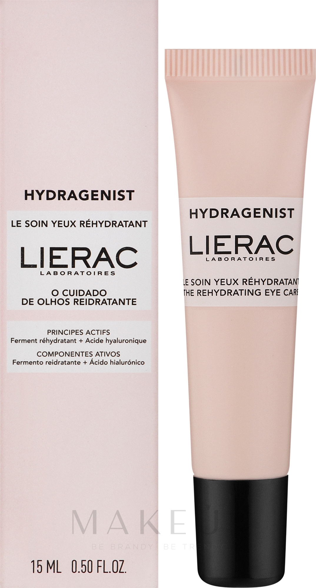 Augencreme - Lierac Hydragenist The Rehydrating Eye Care — Bild 15 ml