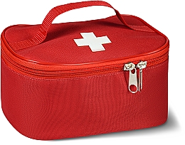 Düfte, Parfümerie und Kosmetik Rote Stofftasche zur Aufbewahrung von Erste-Hilfe-Artikeln 20x14x10 cm First Aid Kit - MAKEUP First Aid Kit Bag L