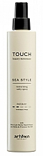 Düfte, Parfümerie und Kosmetik Texturierendes Haarspray mit Meersalz und Gerstenextrakt leichter Halt - Artego Touch Sea Style