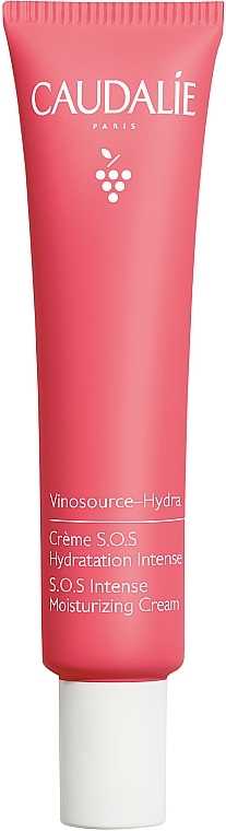 Intensiv feuchtigkeitsspendende Gesichtscreme mit Traubenwasser und Borretschöl - Caudalie Vinosource-Hydra S.O.S Intense Moisturizing Cream Tube — Bild N1