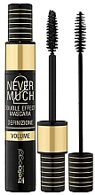 Düfte, Parfümerie und Kosmetik Wimperntusche - Bellaoggi NEVER 2 MUCH Double Effect Mascara 