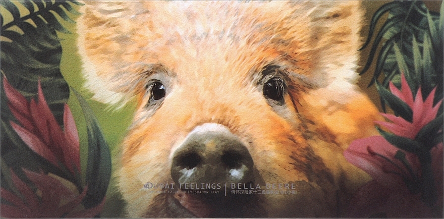 Professionelle Lidschatten-Palette - Veronni Explorer 12 Color Eyeshadow Pig — Bild N2