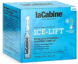 Kühlende Gesichtsampullen mit Lifting-Effekt - La Cabine Ice-lift Ampoules — Bild N2