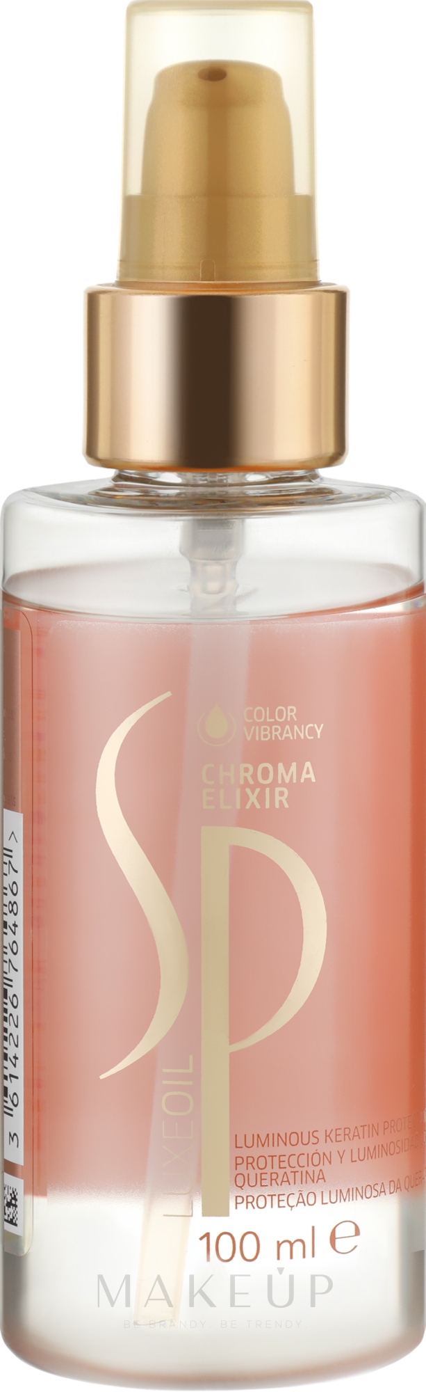 Haaröl mit Keratinschutz für coloriertes Haar - Wella SP Luxe Oil Chroma Elixir — Bild 100 ml