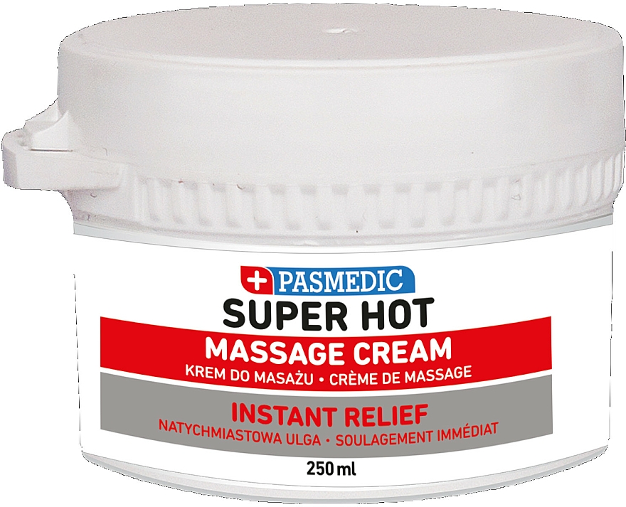 Wärmende Massagecreme für den Körper - Pasmedic Super Hot Massage Cream — Bild N1