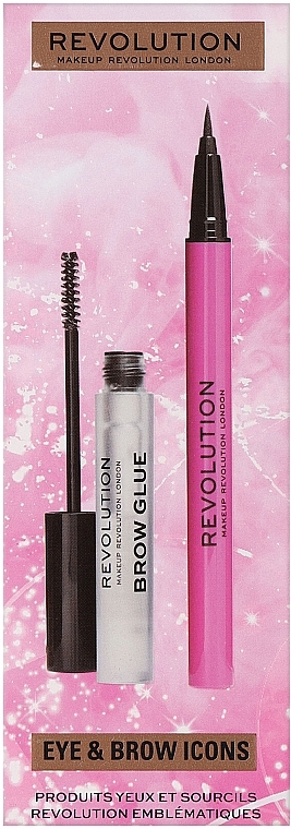 Set, 2 Produkte - Makeup Revolution Eye & Brow Icons Gift Set — Bild N1