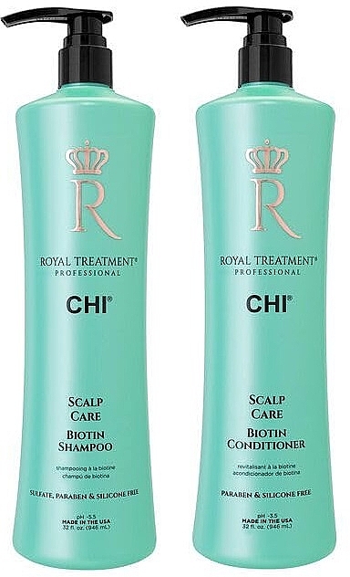 Set - CHI Royal Treatment Scalp Care Essentials Duo (shm/946ml + cond/946ml) — Bild N1