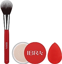 Make-up Set - Ibra (Puder 15g + Puderpinsel + Make-up Schwamm)  — Bild N2