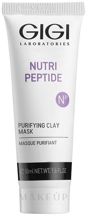 Reinigende und mattierende Tonmaske für das Gesicht - Gigi Nutri-Peptide Purifying Clay Mask — Bild 50 ml