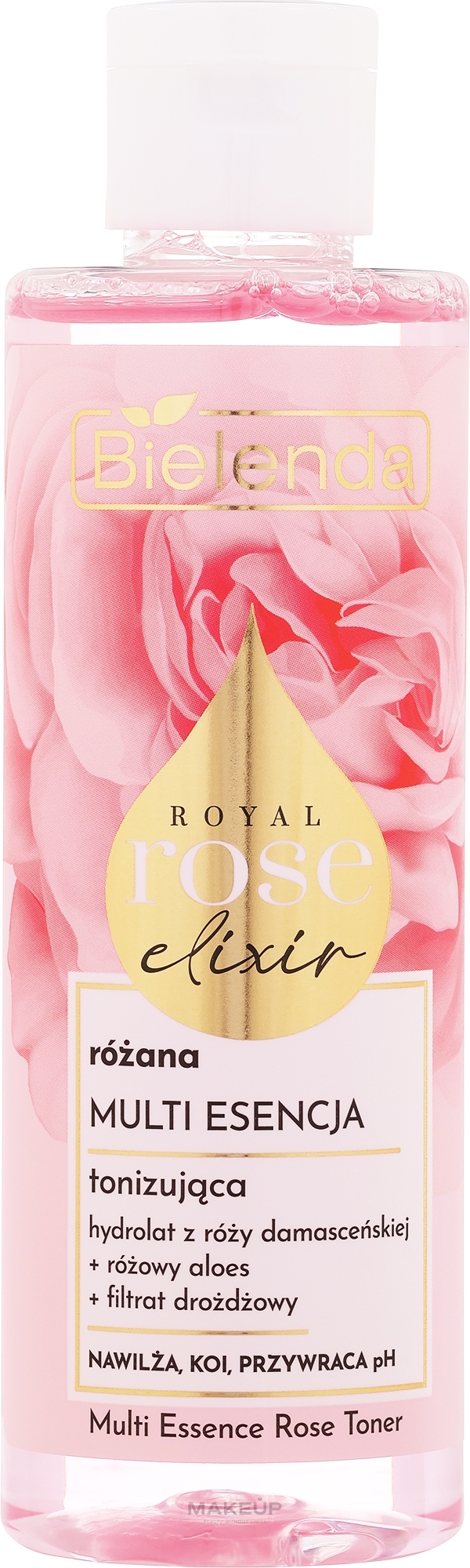 Rosenwasser für das Gesicht - Bielenda Royal Rose Elixir Multi Essence Rose Toner — Bild 200 ml