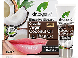 Düfte, Parfümerie und Kosmetik Lippenserum mit Kokosöl - Dr. Organic Bioactive Skincare Virgin Coconut Oil Lip Rescue