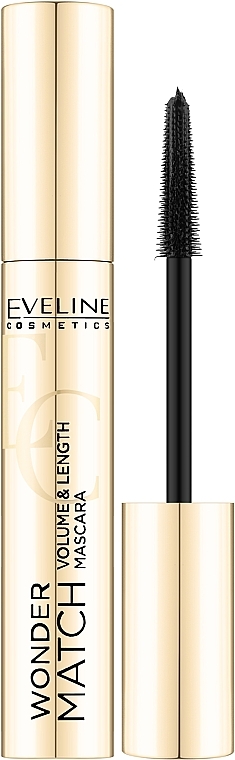 Wimperntusche - Eveline Cosmetics Wonder Match Volume Mascara  — Bild N1