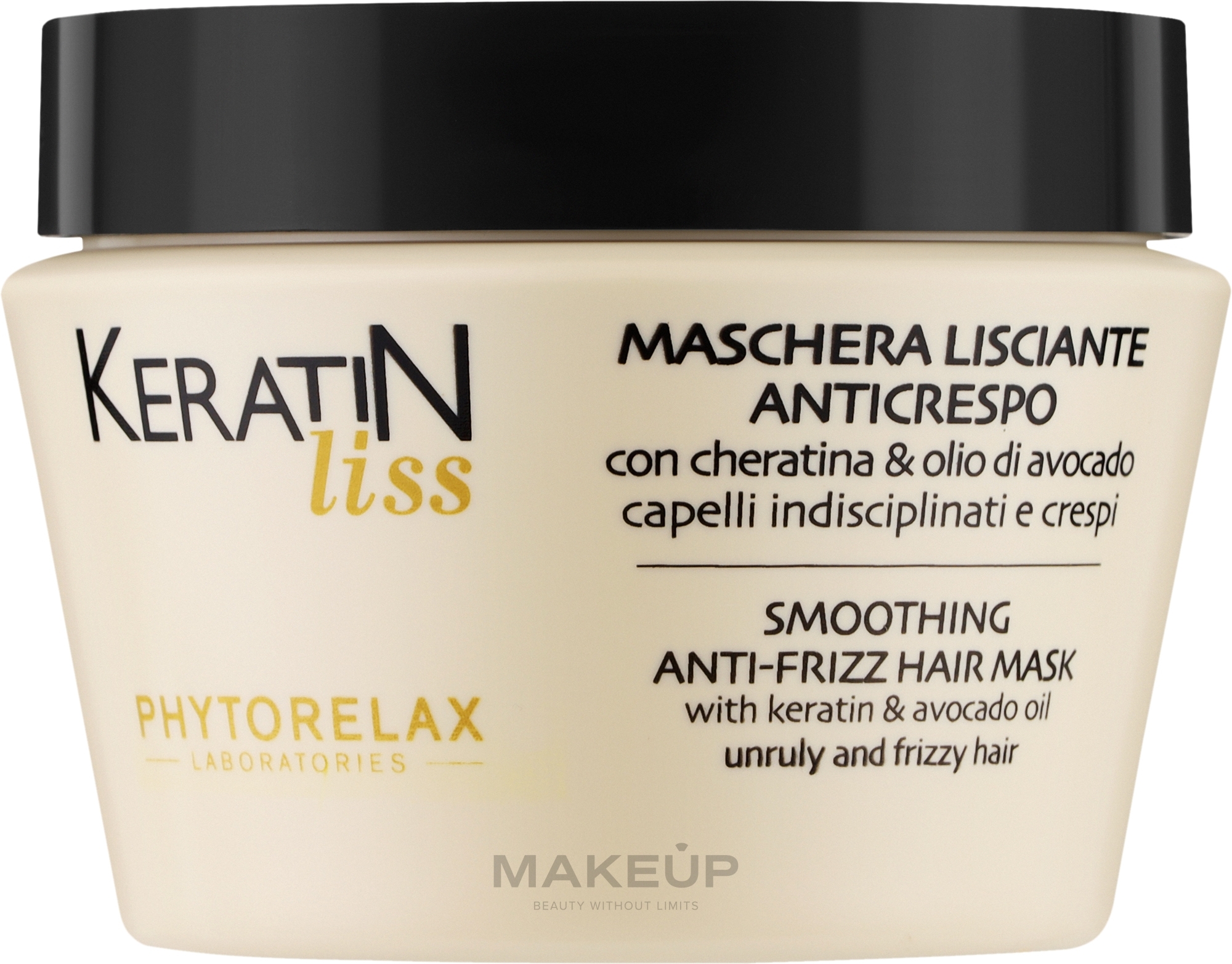 Haarglättende Maske - Phytorelax Laboratories Keratin Liss Smoothing Anti-Frizz Hair Mask — Bild 250 ml