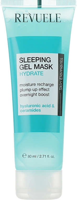 Feuchtigkeitsspendende Gel-Gesichtsmaske für die Nacht - Revuele Sleeping Gel Mask Hydrate — Bild N1