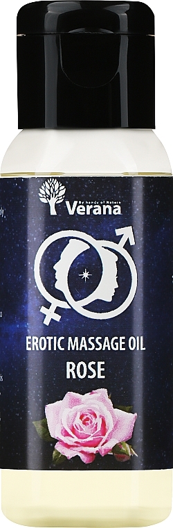 Öl für erotische Massage Rose - Verana Erotic Massage Oil Rose  — Bild N1