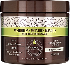 Düfte, Parfümerie und Kosmetik Feuchtigkeitsmaske für dünnes Haar - Macadamia Professional Natural Oil Weightless Moisture Masque