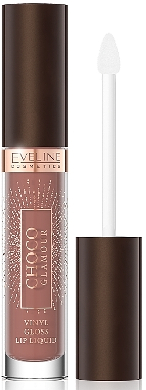 Lipgloss - Eveline Cosmetics Choco Glamour Vinyl Gloss Lip Liquid — Bild N1