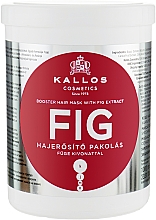 Verstärkende Haarmaske mit Feigenextrakt - Kallos Cosmetics FIG Booster Hair Mask With Fig Extract — Foto N3