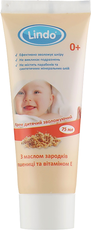 Kinder-Feuchtigkeitscreme mit Weizenkeimöl und Vitamin E - Lindo — Bild N3