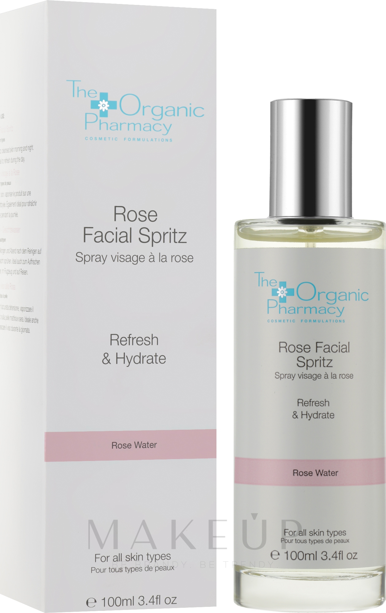 Gesichtsspray - The Organic Pharmacy Rose Facial Spritz — Bild 100 ml