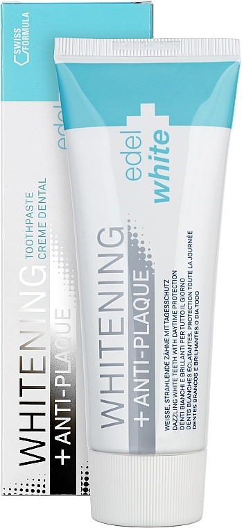 Aufhellende Zahnpasta gegen Zahnbelag - Edel+White Anti-plaque+Whitening — Foto N2
