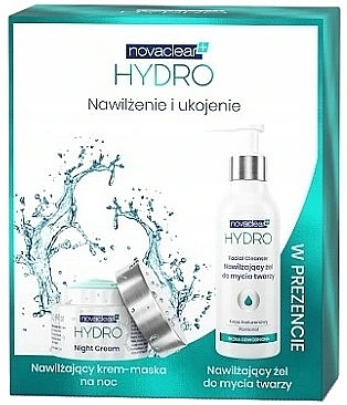 Gesichtspflegeset - Novaclear Hydro (Creme-Maske für die Nacht 50ml + Gesichtswaschgel 150ml) — Bild N1