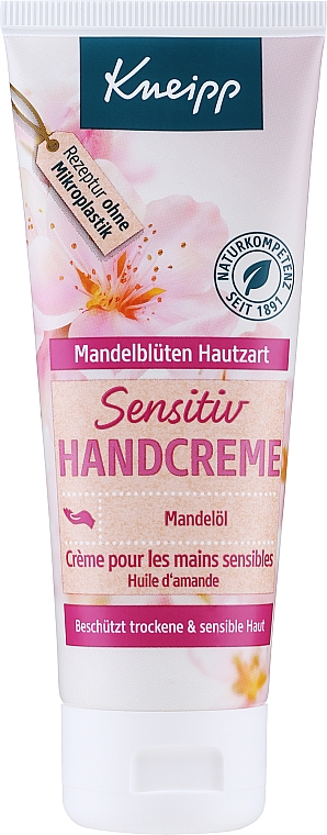 Handcreme Mandelblüten für trockene und sensible Haut - Kneipp Hand Cream Oil Almond Blossoms — Bild N1