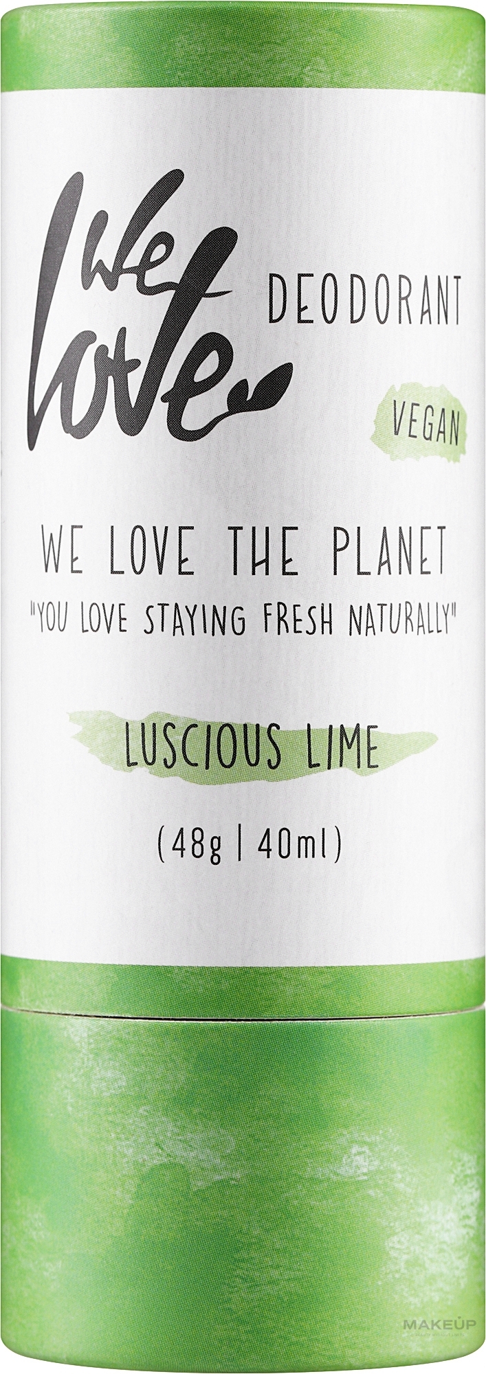 Deostick - We Love The Planet luscious lime Deodorant — Bild 48 g