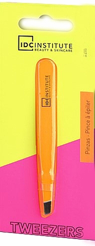 Pinzette zur Haarentfernung, orange - IDC Institute Neon Precision Tweezer — Bild N1