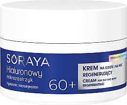 Regenerierende Gesichtscreme 60+ - Soraya Hyaluronic Microinjection Pro Matrix Peptide Regenerating Cream — Bild N1