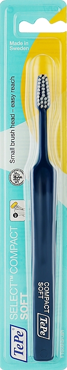 Zahnbürste Select Compact Soft weich dunkelblau - TePe Comfort Toothbrush — Bild N1