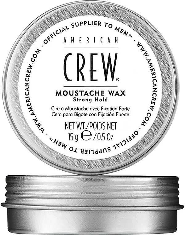 Schnurrbartwachs Starker Halt - American Crew Official Supplier to Men Moustache Wax Strong Hold — Bild N1