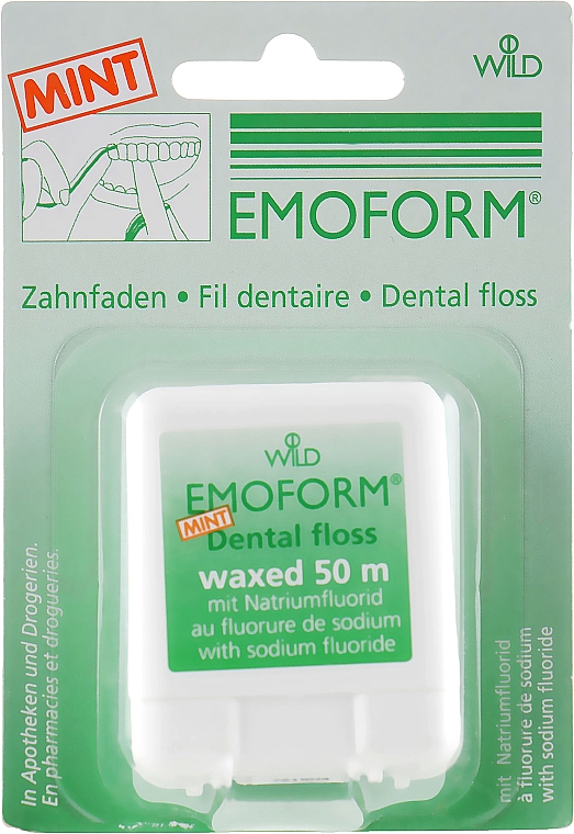 Zahnseide mit Fluor und Minze - Dr. Wild Emoform — Bild N1