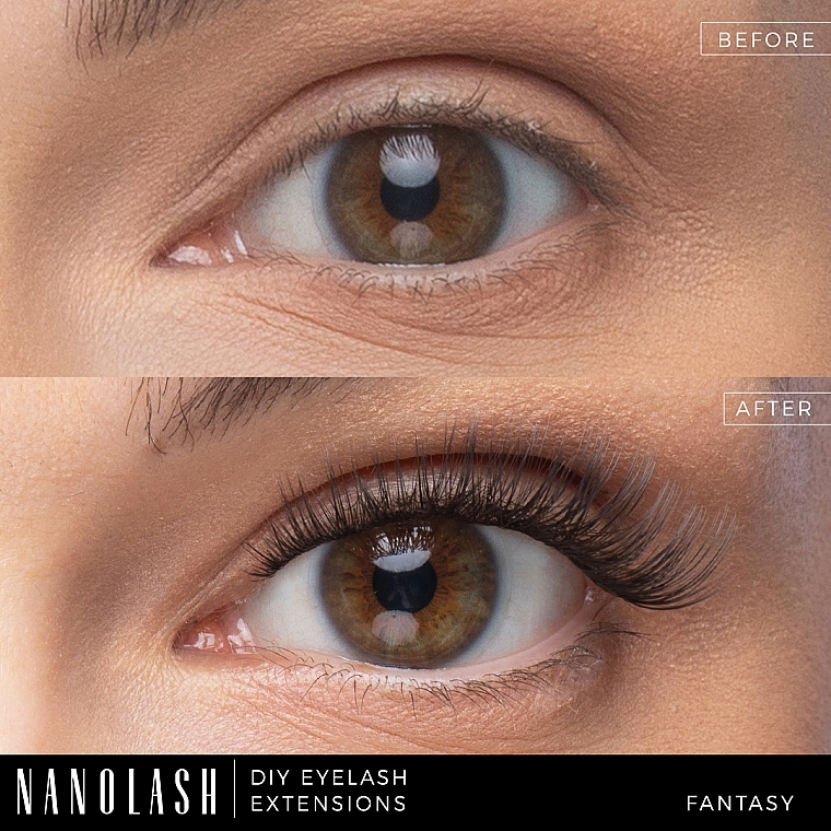 Künstliche Wimpern - Nanolash Diy Eyelash Extensions Fantasy — Bild N8