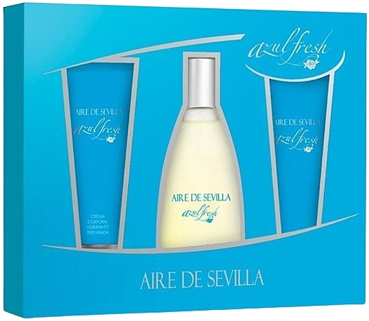 Instituto Espanol Aire De Sevilla Azul Fresh  - Duftset (Eau de Toilette 75ml + Duschgel 75ml + Körpercreme 75ml)  — Bild N1