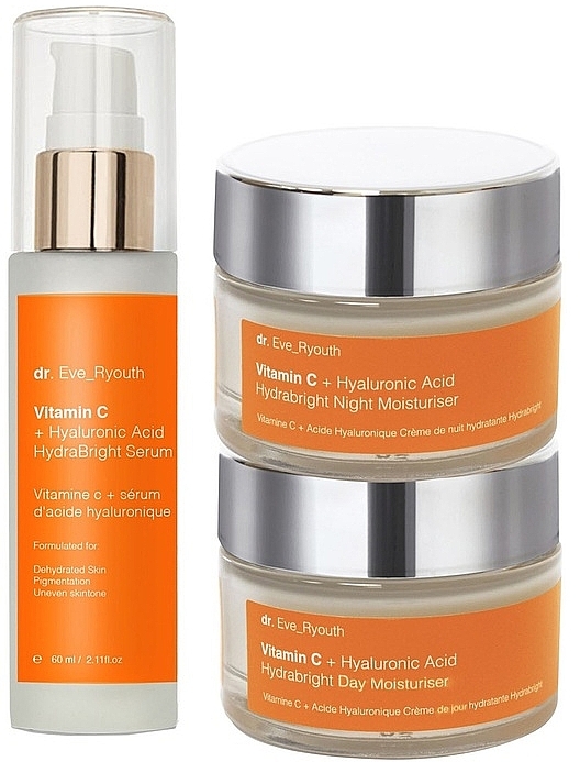 Set - Dr. Eve_Ryouth Vitamin C + Hyaluronic Acid (d/cr/50ml+n/cr/50ml+ser/60ml) — Bild N1