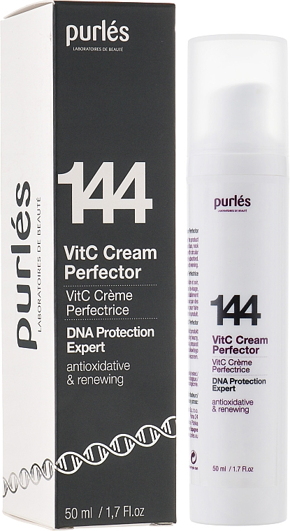 Erneuernde antioxidative Gesichtscreme mit Vitamin C - Purles DNA Protection Expert 144 VitC Cream Perfector — Bild N4