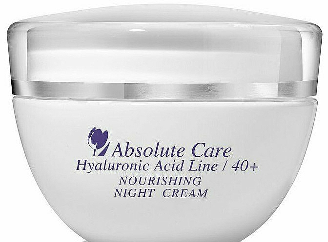 Nährende Nachtcreme mit Hyaluronsäure 40+ - Absolute Care Hyaluronic Acid Nourishing Night Cream — Bild N1