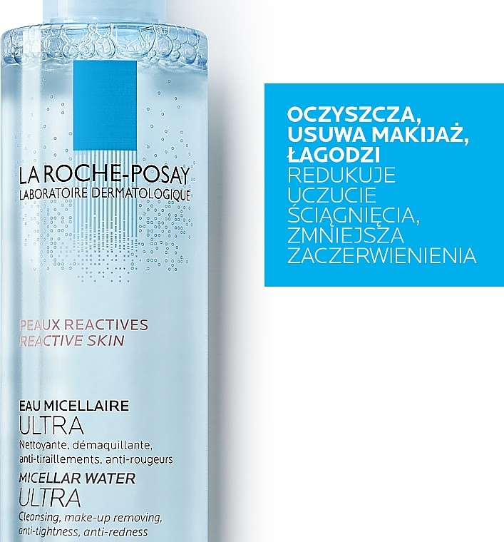 Mizellenwasser für überempfindliche und zu Rötungen neigende Haut - La Roche-Posay Micellar Water Ultra for Reactive Skin — Bild N2