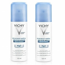 Set - Vichy Mineral Deodorant Spray 48H Sensitive Skin (deo/125ml + deo/125ml) — Bild N1