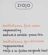 Feuchtigkeitsspendende Multivitamin-Gesichtscreme - Ziaja Multi-Vitamin Moisturizing Face Cream — Bild N2