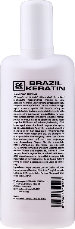 Reinigungsshampoo - Brazil Keratin Cleansing Clarifying Shampoo — Bild N2